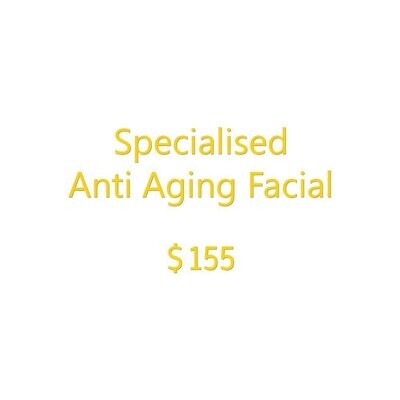 Specialised Anti Aging Facial