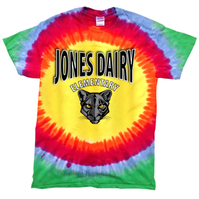 Jones Dairy | Sunburst Rainbow | Tie Dye Tee