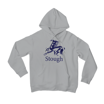 Stough | Horse | Navy on Grey Hoodie