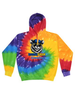 Brassfield | Neon Rainbow | Tie Dye Tee | Hoodie