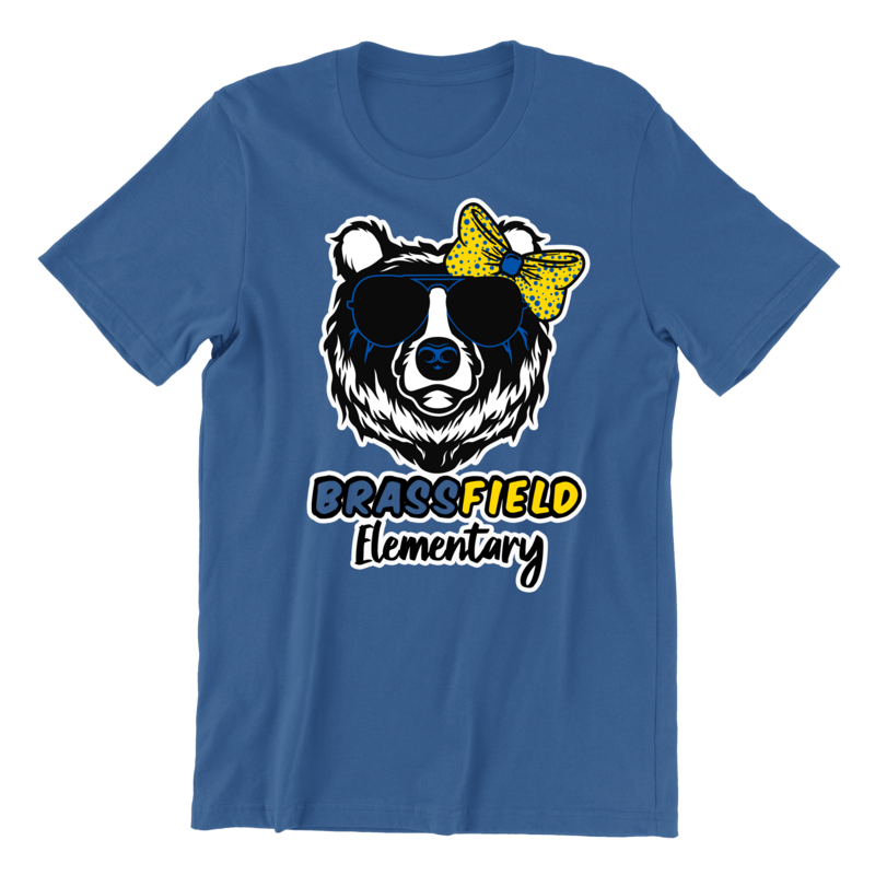 Brassfield | Bear With Bow | Tee
