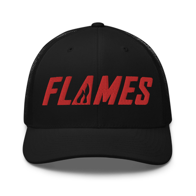 Flames Logo Trucker Hat
