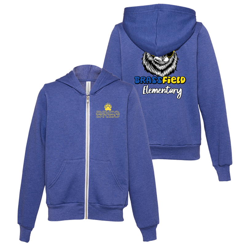 Brassfiled Zip Hoodie