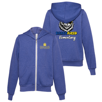 Brassfiled Zip Hoodie