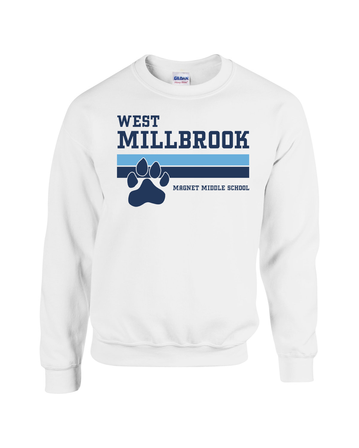 West Millbrook Stripes Crew Neck Sweatshirt