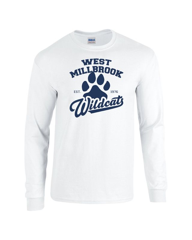 West Millbrook Paw Long Sleeve White