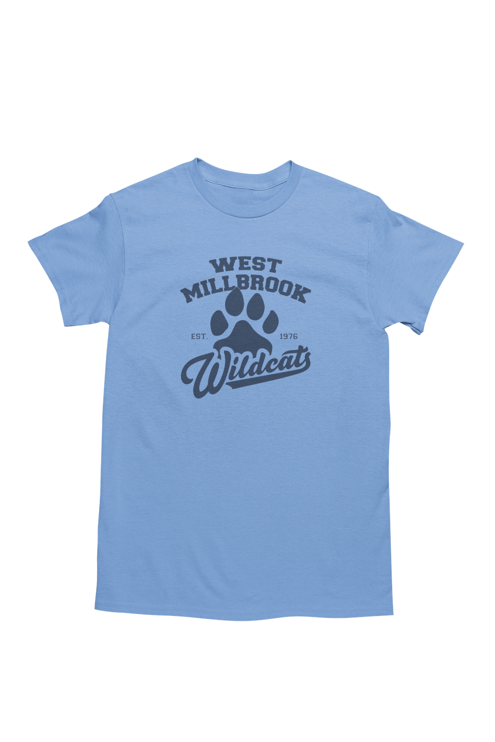 West Millbrook Paw T-shirt Carolina Blue