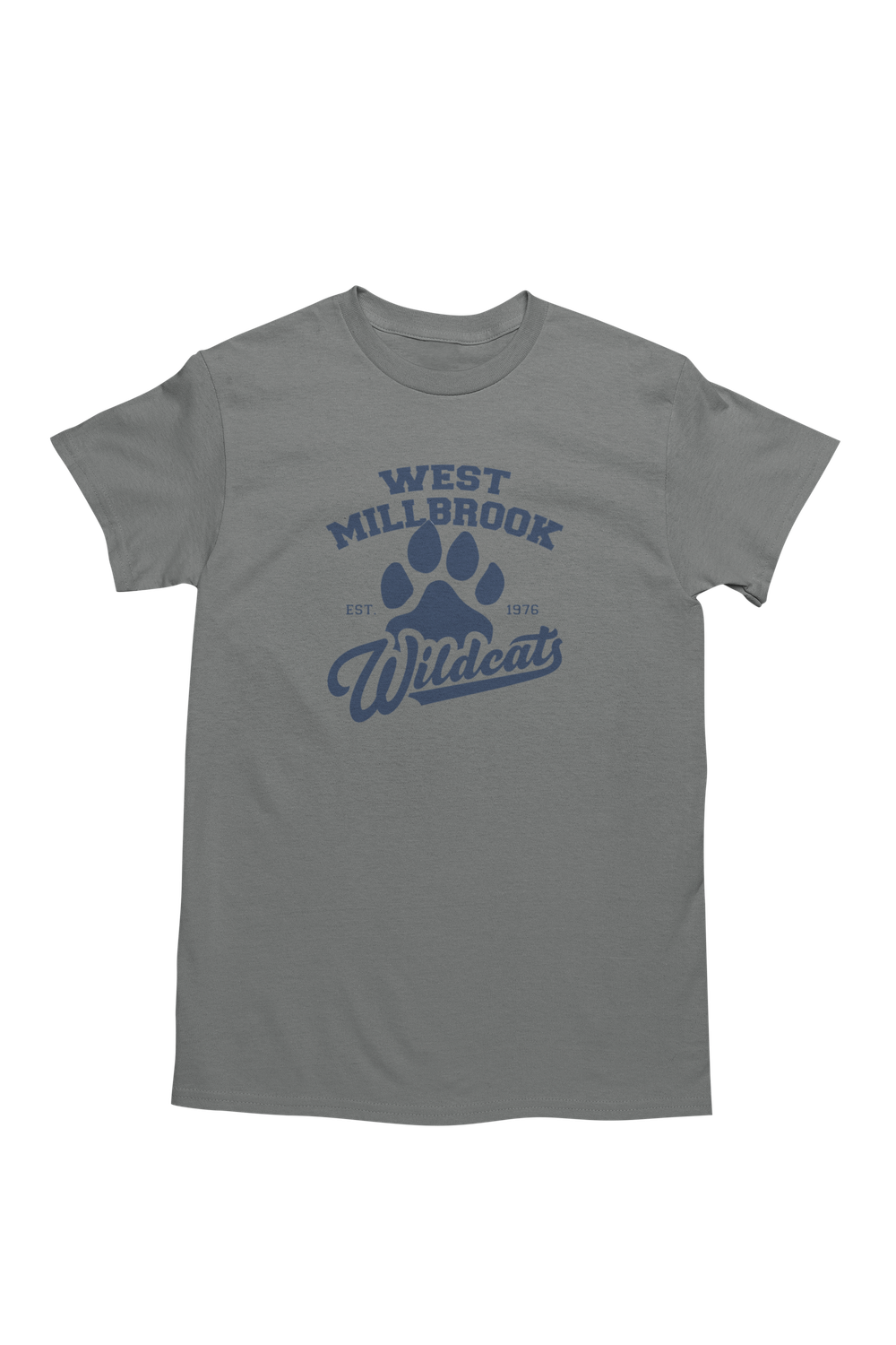 West Millbrook Paw T-shirt Graphite Heather
