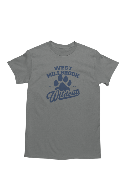 West Millbrook Paw T-shirt Graphite Heather