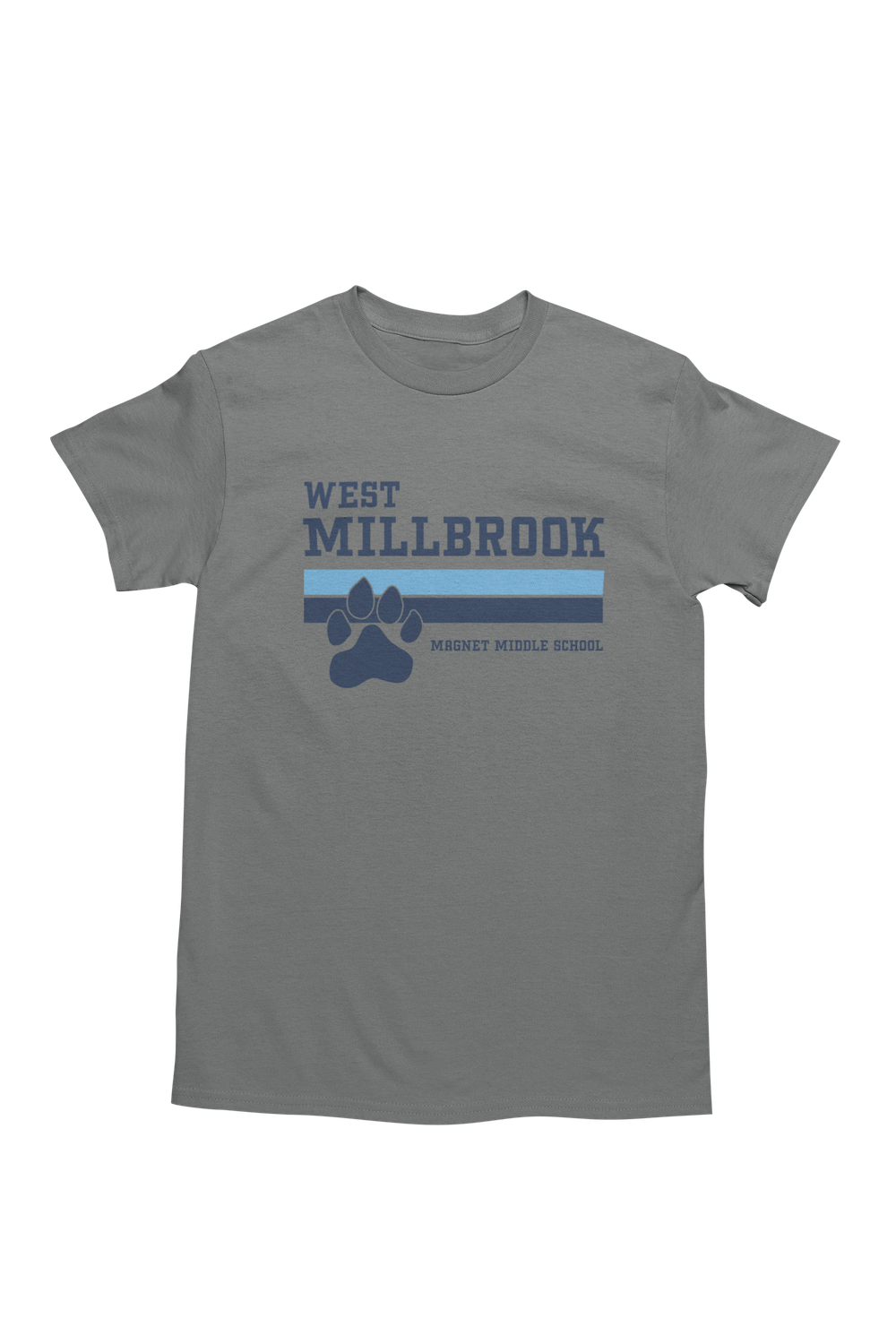 West Millbrook Stripes Graphite Heather Tee