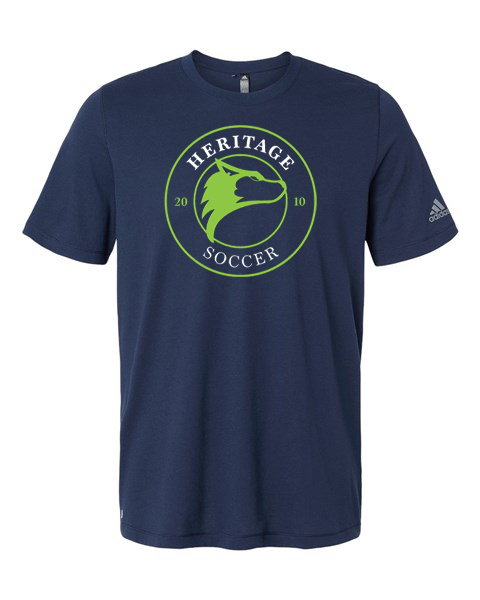 Adidas Heritage High School Logo Sport T-shirt Navy