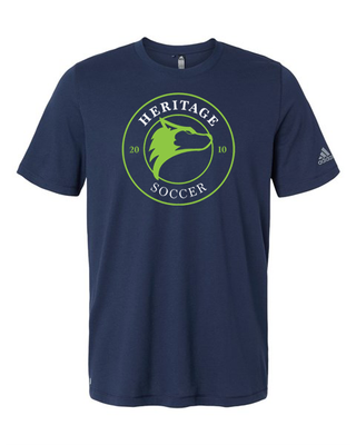 Adidas Heritage High School Logo Sport T-shirt Navy