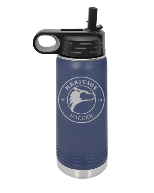 Heritage High School Logo Water Bottle