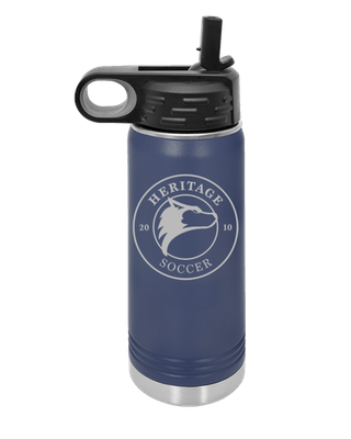 Heritage High School Logo Water Bottle