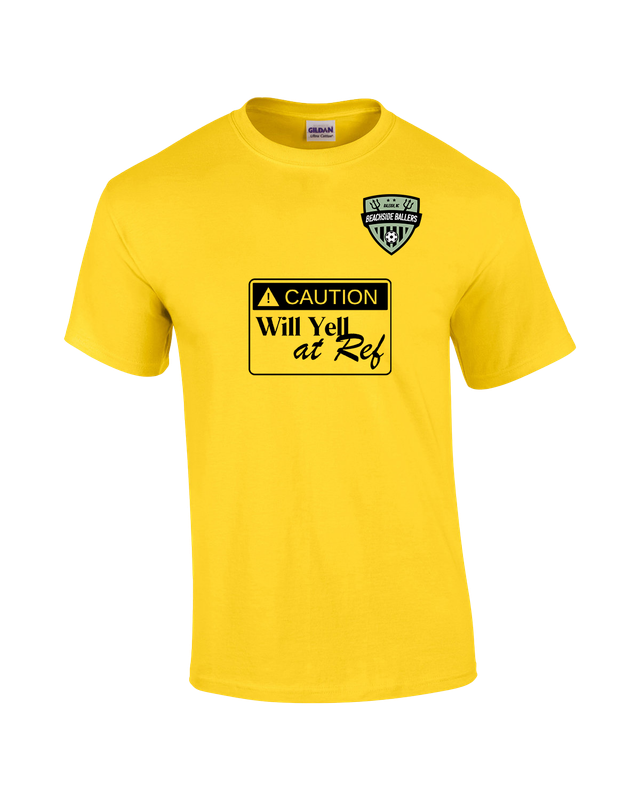Beachside Ballers Caution T-shirt