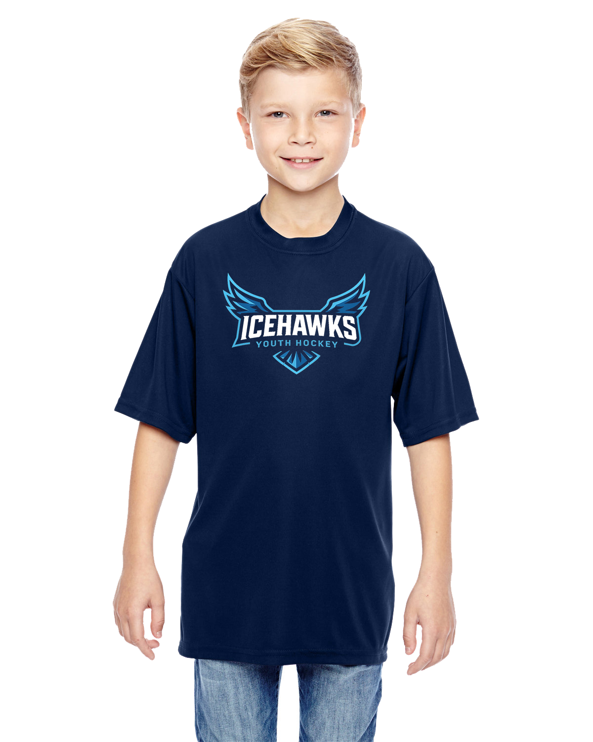 Ice Hawks Logo Tee