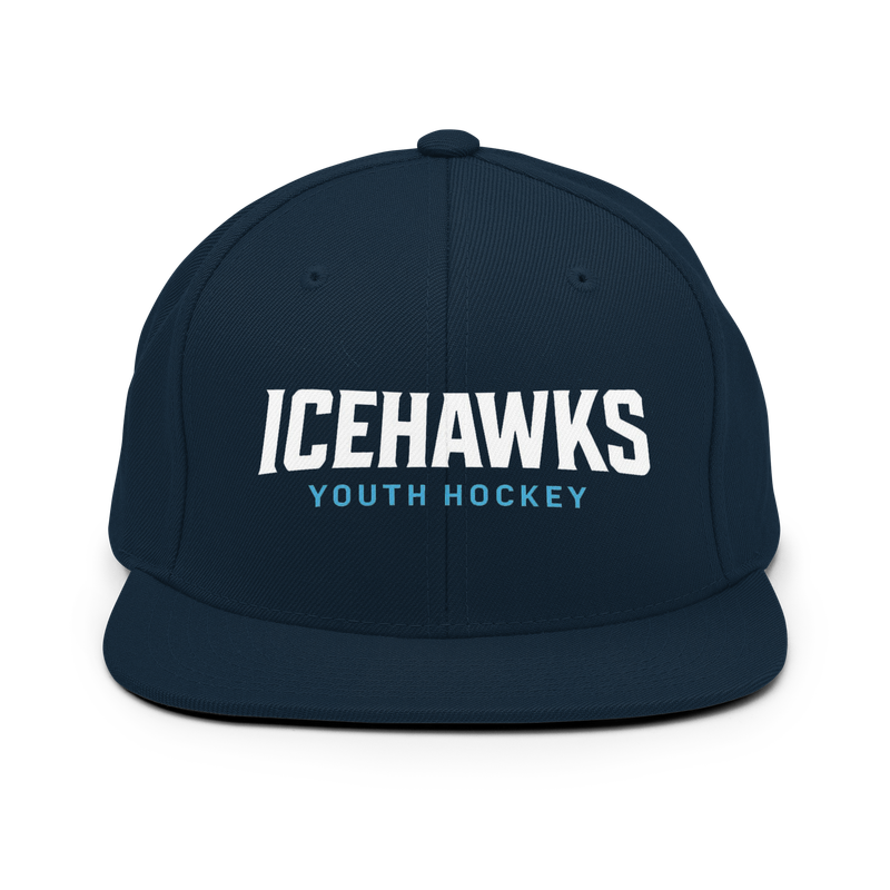 Ice Hawks Logo Trucker Hat