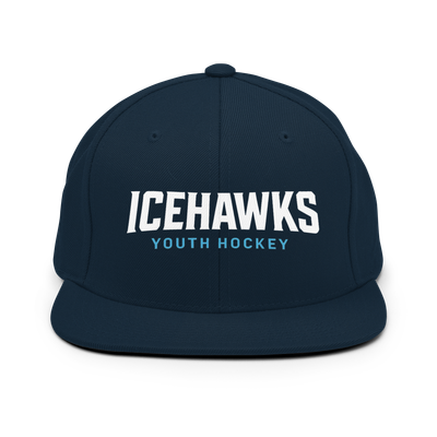 Ice Hawks Logo Trucker Hat