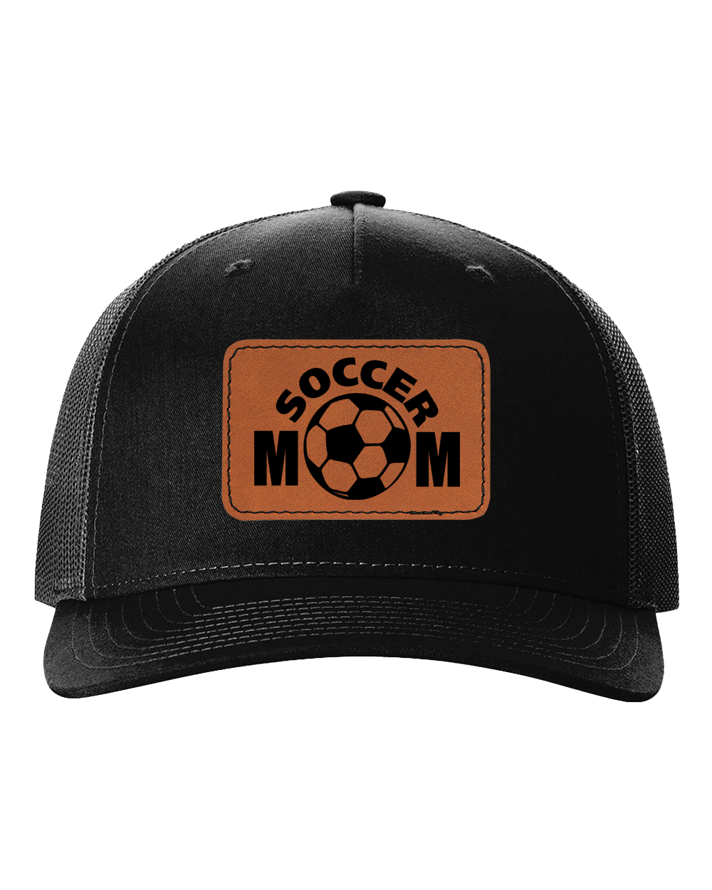 Soccer Mom Laser Engraved Richardson 112 5 Panel Hat