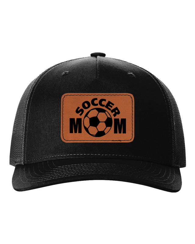 Soccer Mom Laser Engraved Richardson 112 5 Panel Hat