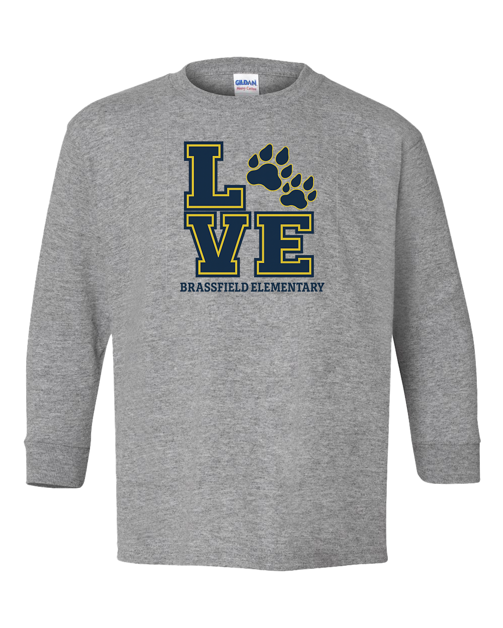 Brassfield | Bear | Love | Long Sleeve