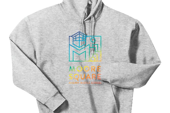 Moore Square Rainbow Hoodie