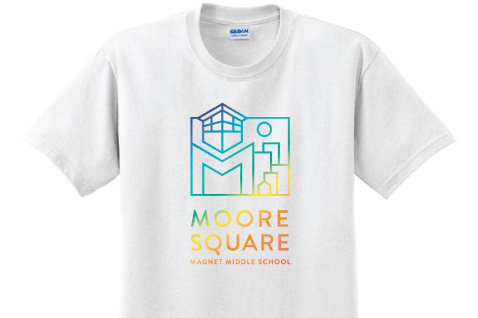 Moore Square Rainbow Tee
