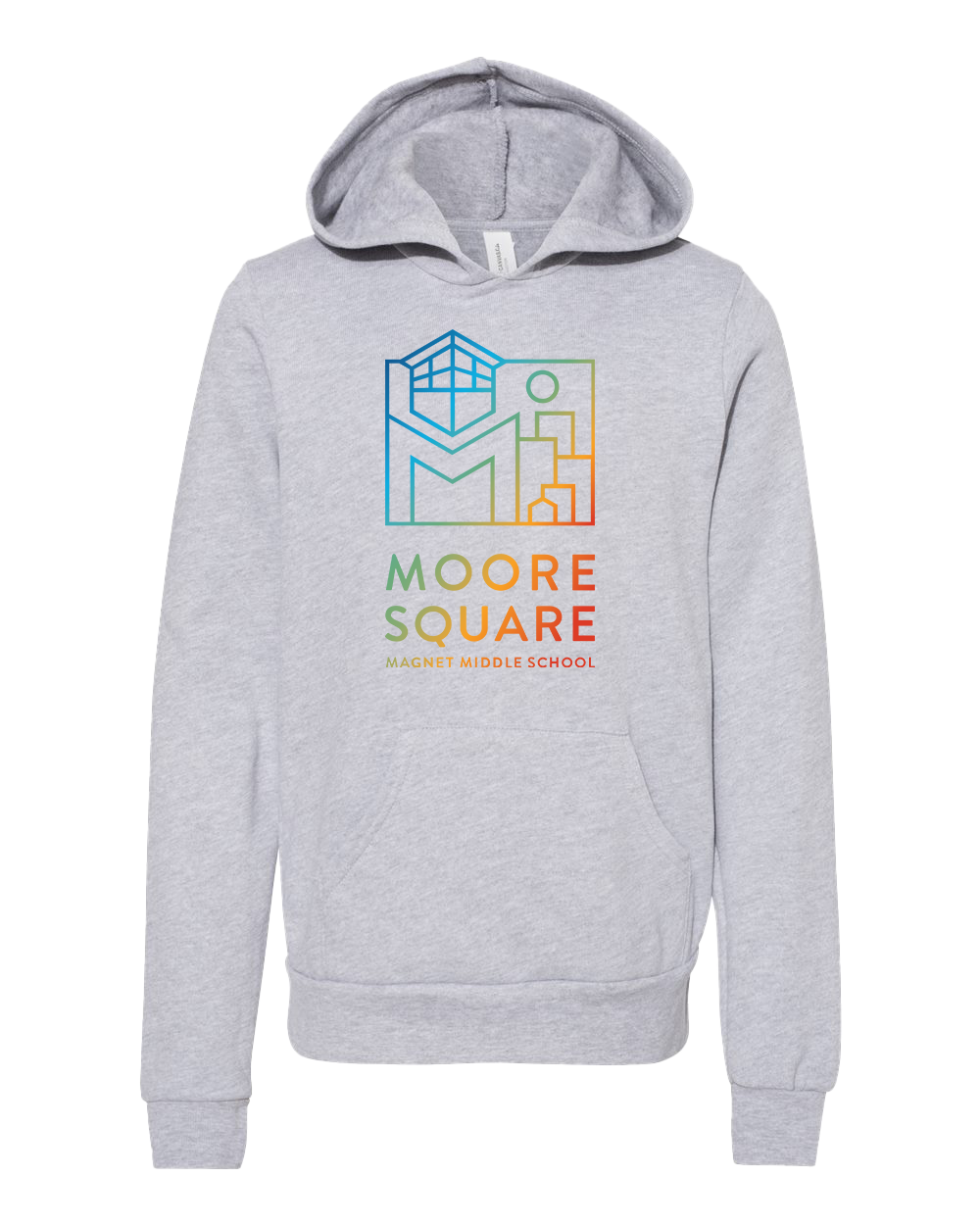 Moore Square Rainbow Hoodie