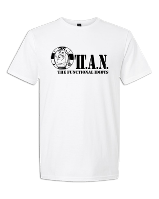TTAN Functional Idiots SOD parody T-shirt white