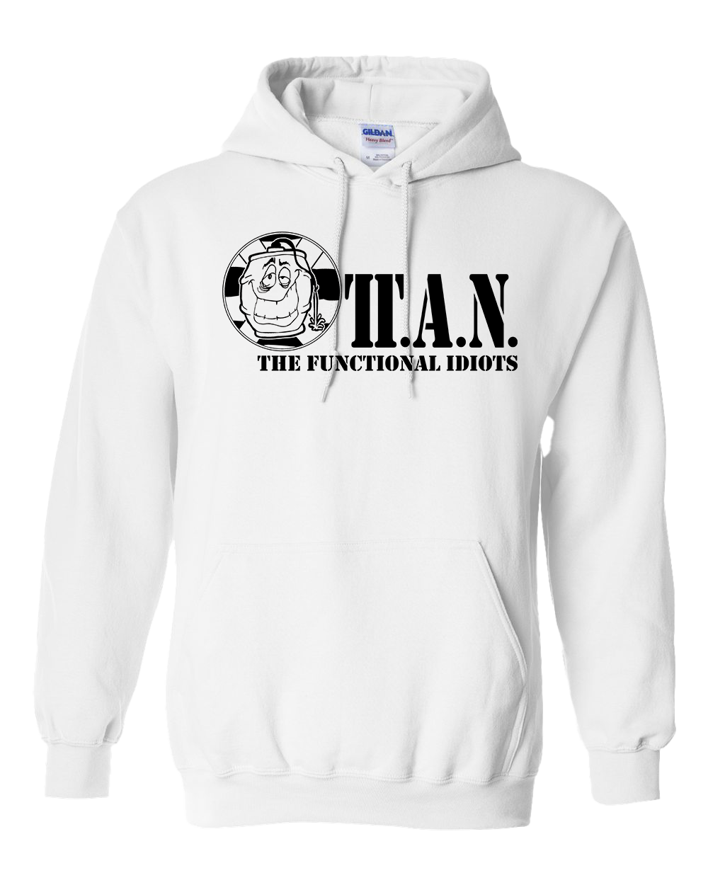 TTAN Functional Idiots SOD parody Hoodie White