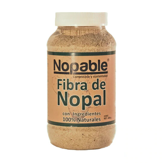 Fibra de nopal con avena y linaza, 100% natural
