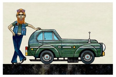 JEANSVÄST PÅ (fordon nr.1)