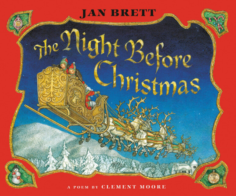 The Night Before Christmas Book-Jan Brett