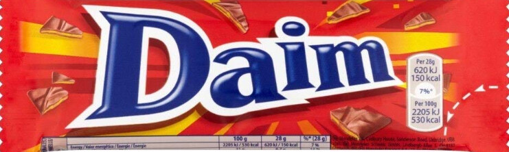 Daim Crunchy Caramel Bar