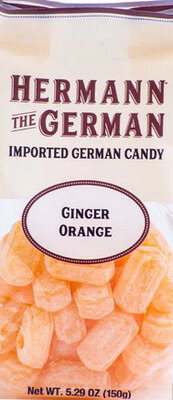 Herman The German Ginger Orange Hard Candy