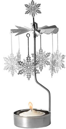 Rotary Candleholder-Snowstar