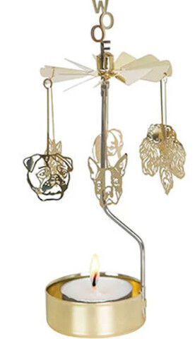 Rotary Candle Holder Dogs