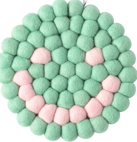 Aveva Trivet Wool Smiley/Mint