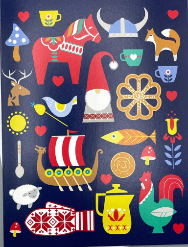 Cards Nordic Love 4 Pack