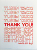 Lilleknappen Card Thanks