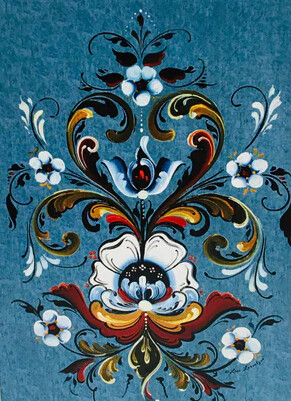 Cards-Rosemal Blue Birthday