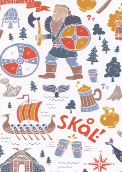 Cards-Norwegian /ship Skal/ Happy Birthday