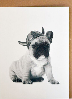Lilleknappen Card Viking Puppy