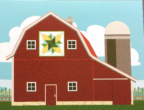 Card Single-Barn Quilt