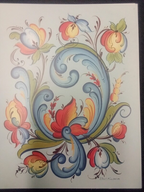 Cards-Rosemal Blue Sympathy