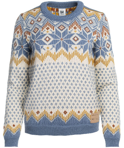 Dale Of Norway Vilja Fem Off Whi Blue Shdw Mustard S