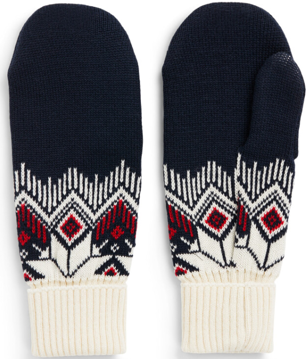Dale Of Norway Vilja Mitten Navy Off White Raspberry