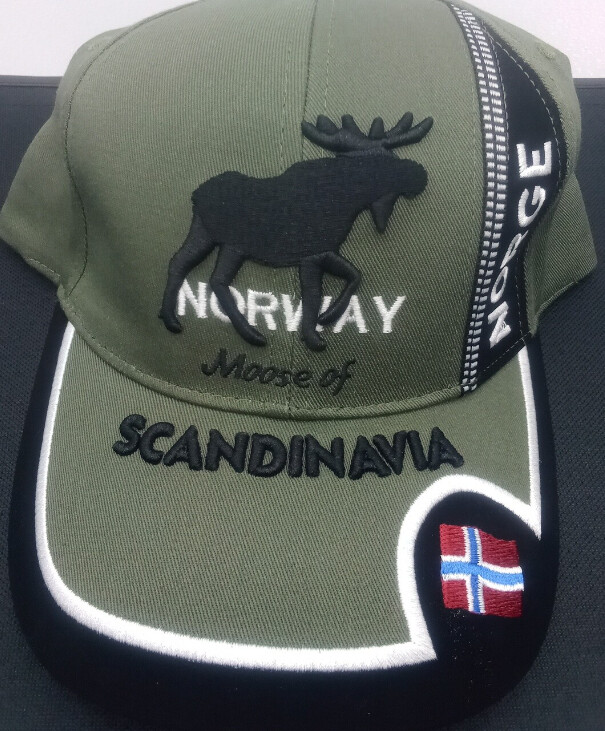 Green Moose Of Scandinavia Cap
