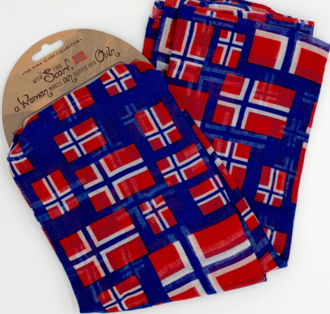 Scarf Norway Flag Blue