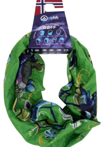 Rokk Buff Rosemalling Green